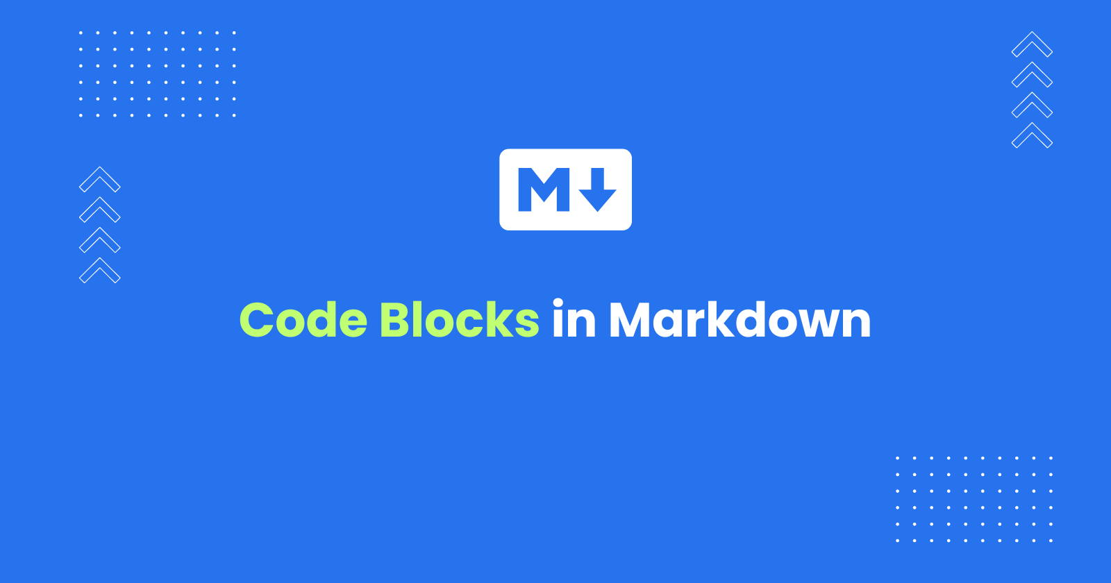 This tutorial explains the code blocks in Markdown including, fenced code blocks, indented code blocks, inline codes and syntax highlighting in code blocks.