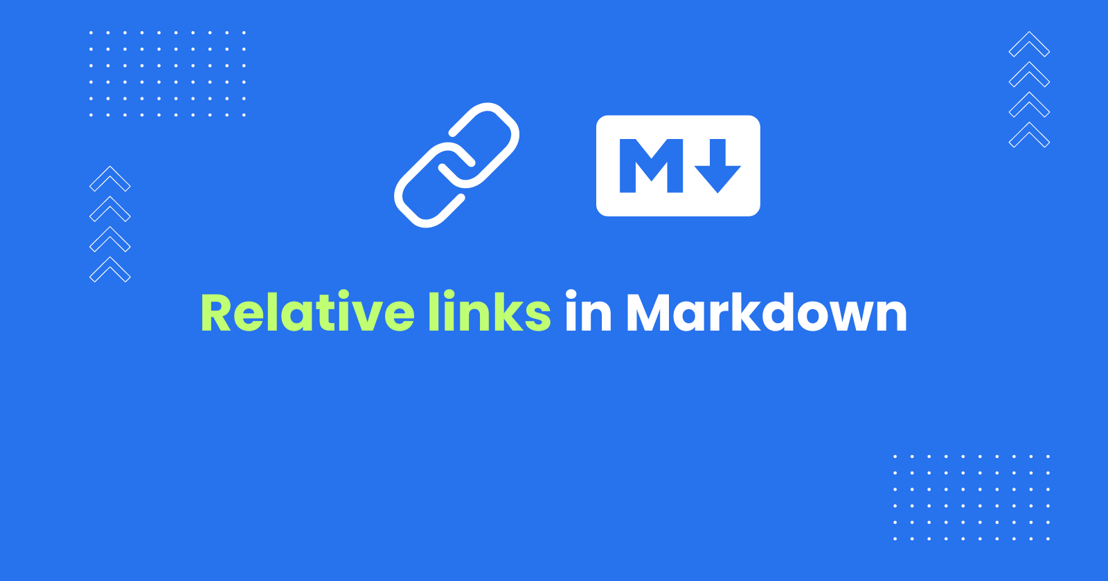 Learn how to use relative links in Markdown for portable, maintainable documentation and websites, especially in GitHub, GitLab, and static site generators.